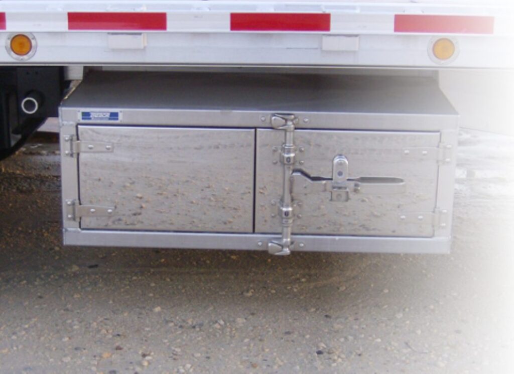 Coffre aluminium benne