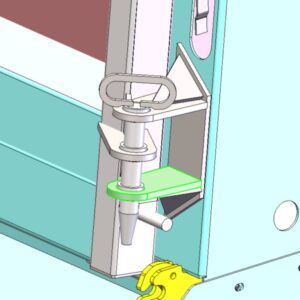 bottom hinge chanière porte