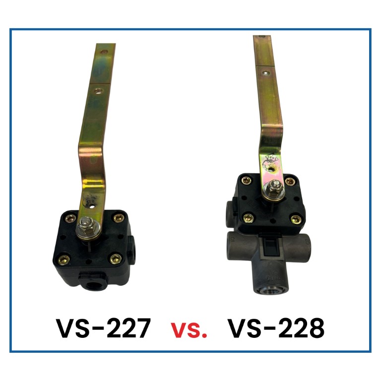 Hose Valve contrôle hauteur VS-227 versus VS-228